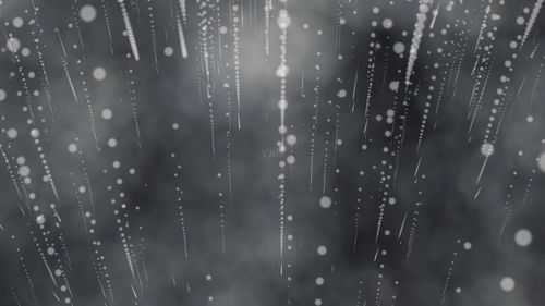 灰色雨滴落下舞台背景