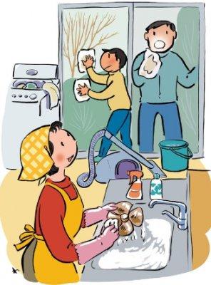 扫尘就是年终大扫除,北方称"扫房",南方叫"掸尘" .