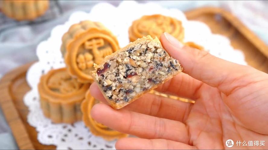 自制五仁月饼标准的皮薄馅多