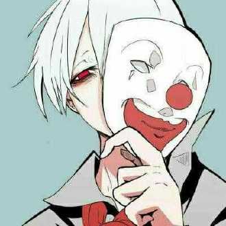 孤独小丑图片高清头像男生头像黑白