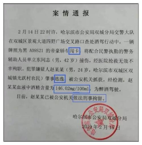 来源:张弛有度 2月14日22时左右,黑龙江哈尔滨市双城分局交警大队在