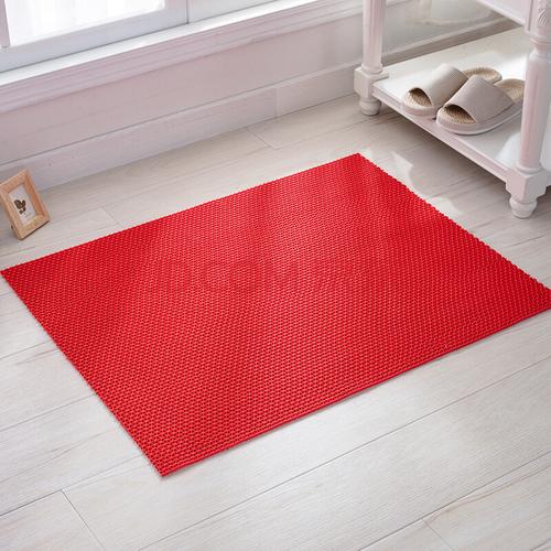 浴室防滑垫子洗手间卫生间隔水地毯pvc塑料卫浴淋浴镂空防水地垫 喜庆