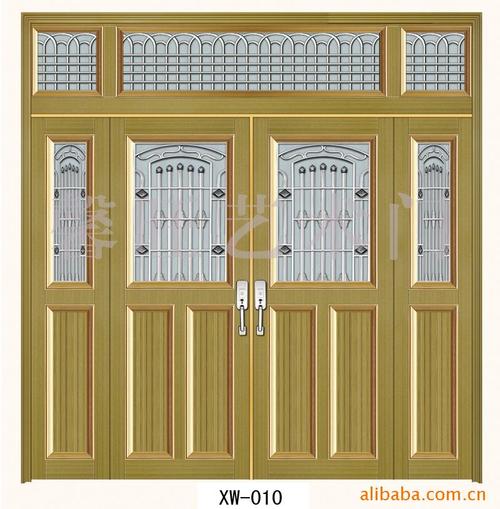 供应馨旺豪华艺术门,铝合金门,大门,实木门,不锈钢门