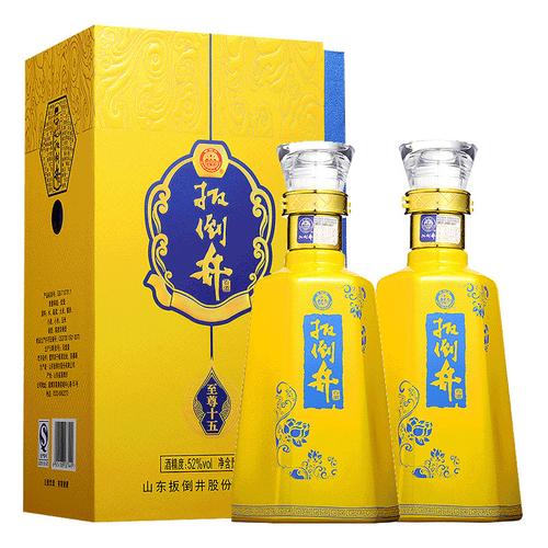 山东酒水52度扳倒井十五500ml浓香香型白酒送礼国产白酒
