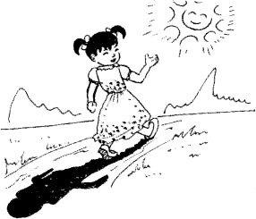 太阳与影子的手抄报爱的手抄报