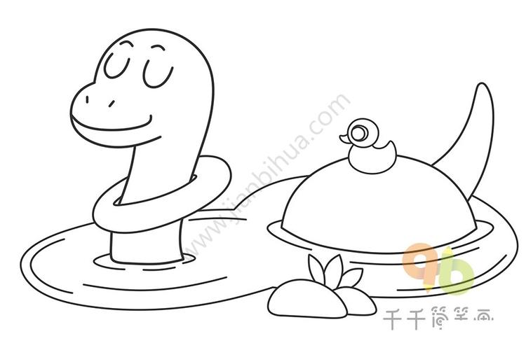 简单又好画的恐龙简笔画