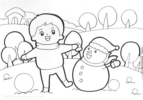 儿童画快乐的童年