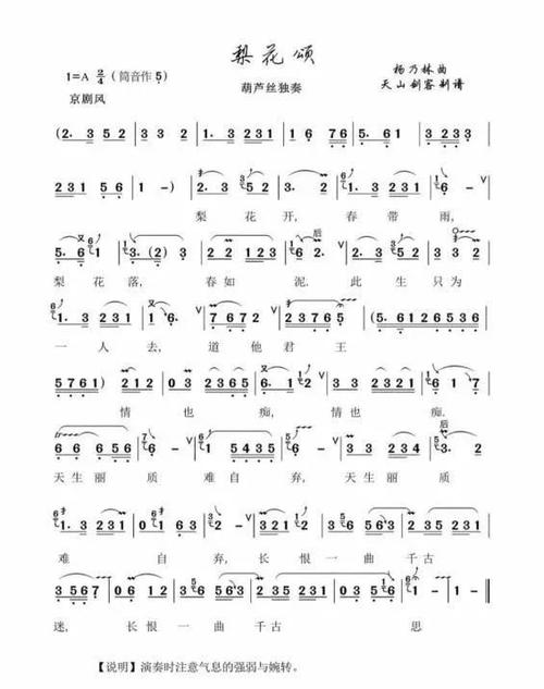 超赞!无伴奏合唱版和葫芦丝版《梨花颂》~细听