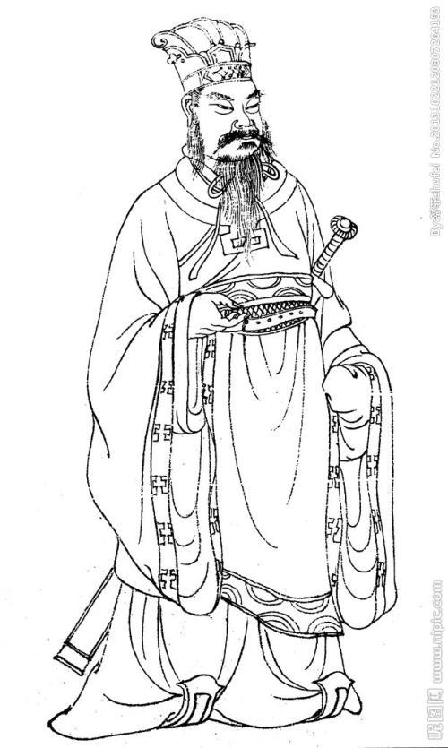 怎样简笔画画汉武帝