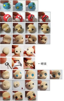 【√3】"超轻软泥"制作窍门及头发.衣服.眼睛收集【7.25】-jywyz-图片
