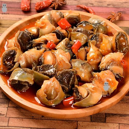 海螺肉即食麻辣大罐装熟食海鲜超大鲍螺肉香螺肉罐装小海鲜罐头