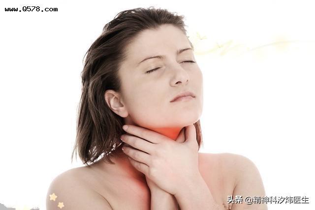 喉咙感觉有东西,脖子到胸口堵得慌,憋气一样,怎么回事