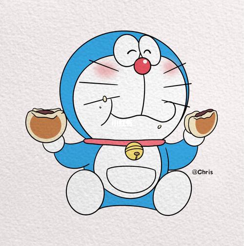 哆啦a梦又带着它最爱吃97的铜锣烧来啦98