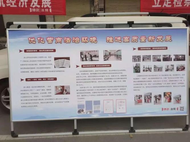 修武法院开展优化营商环境法治宣传活动