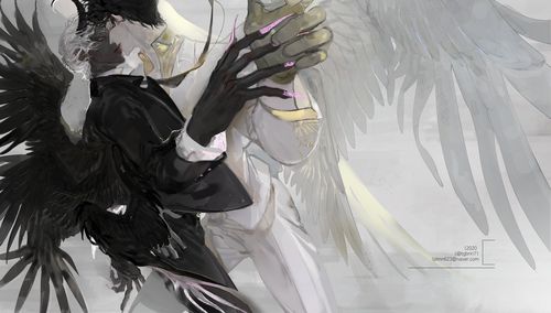 天使与恶魔,真的好绝 twi:tgbnn71 - 堆糖,美图壁纸兴趣社区