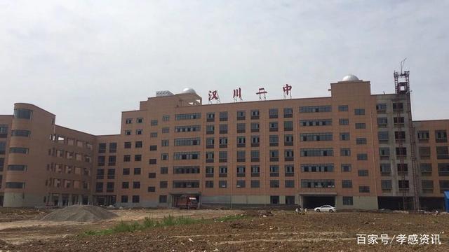 汉川二中新校区建设最新进展实拍图