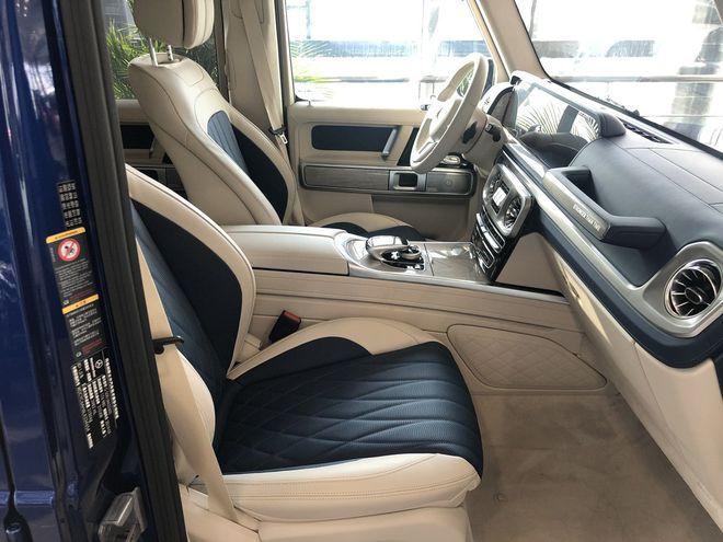 21款奔驰g500深海蓝全款落地以及分期|内饰|奔驰g级