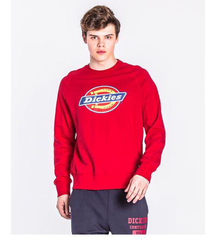 dickies早春新品男装 毛圈布套头情侣款卫衣logo印花161m30wd24