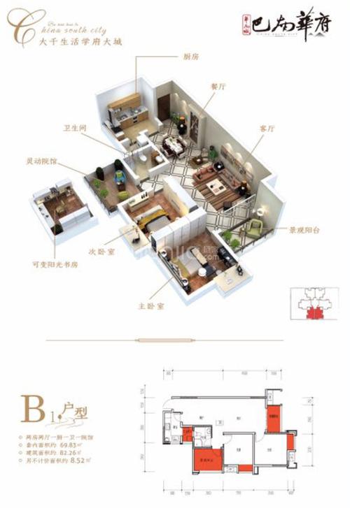 华南城巴南华府