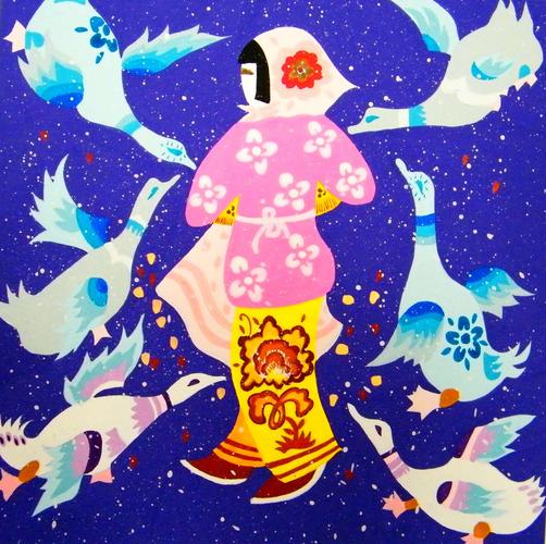 【画乡诗社】题著名画家刘丹农民画(三)