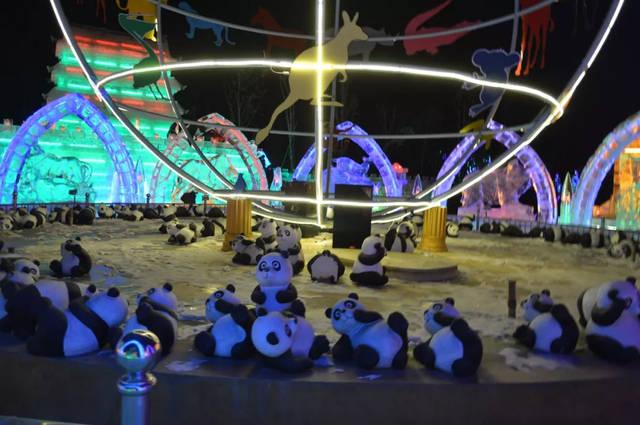 齐齐哈尔龙沙公园恢复冰灯!