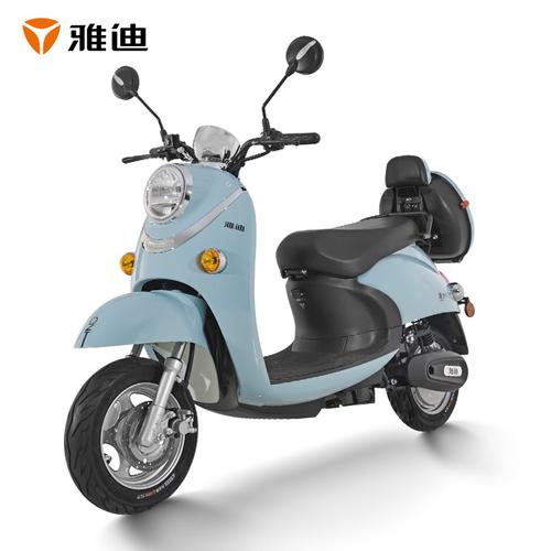 雅迪电动车新款 米彩时尚小龟王60v成人男女代步车电动轻便摩托车