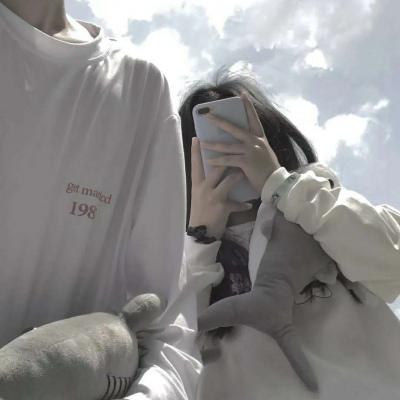 情侣头像真人浪漫唯美