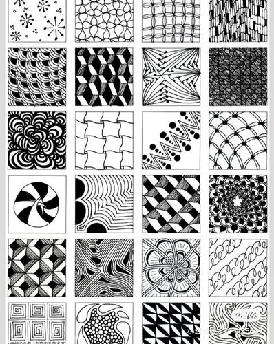 高年级之线描绘画练习