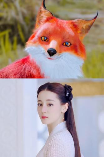 迪丽热巴的白凤九又美又飒又呆萌