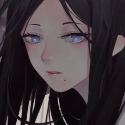 眼睛朦胧漂亮的动漫女头