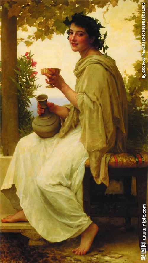 世界名画 油画人物图片