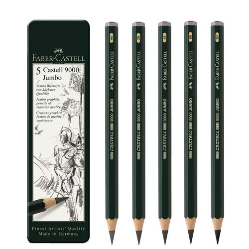 faber-castell 辉柏嘉 9000 粗杆8b素描铅笔 单支装