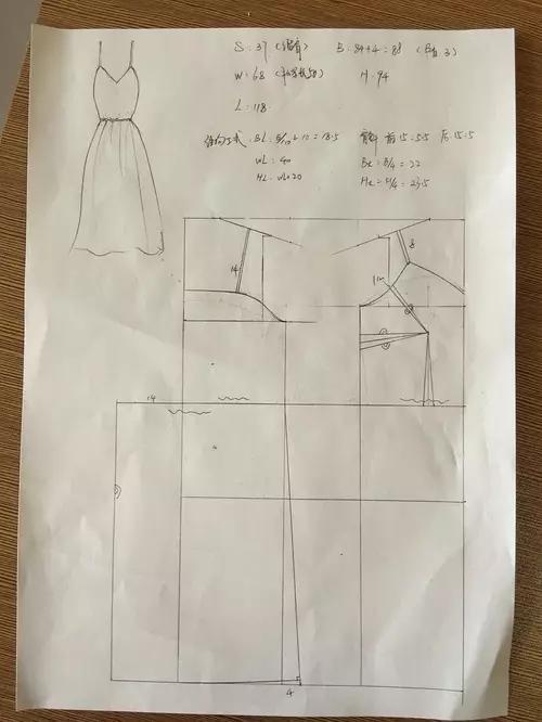 吊带连衣裙的制作教程