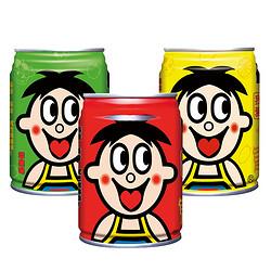 旺旺旺仔牛奶原味果汁味苹果味儿童牛奶早餐饮品罐装饮料245ml*8