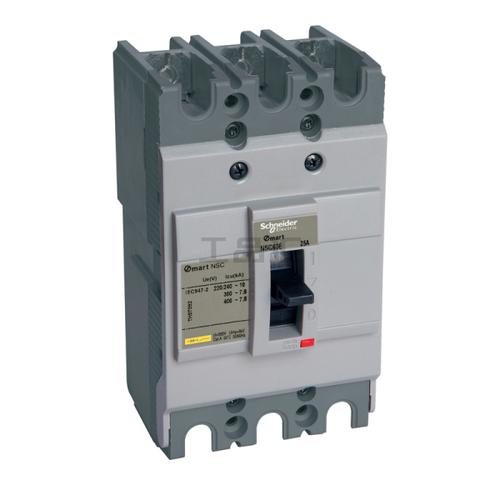 施耐德 塑壳断路器;nsc60e 7.5ka 60a 3p3t
