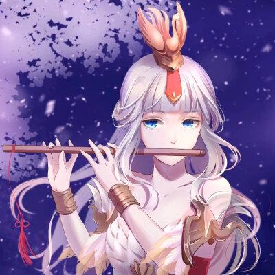 王者荣耀动漫情侣头像#李白凤求凰#王昭君凤凰于飞