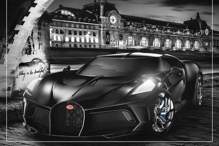 耗资1800万美元的布加迪la voiture noire终于准备就绪
