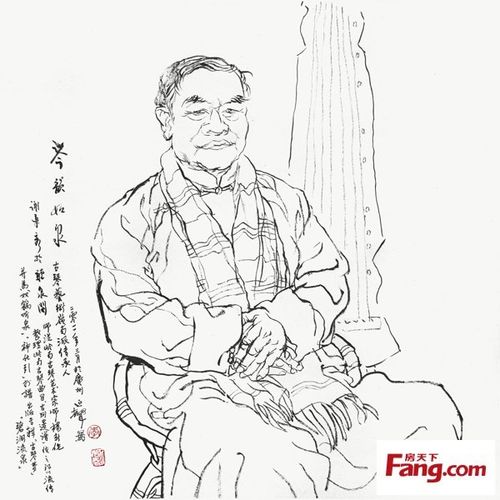 肖像写真——部分非物质文化遗产传承人(九)岭南古琴大师 谢导秀(一)