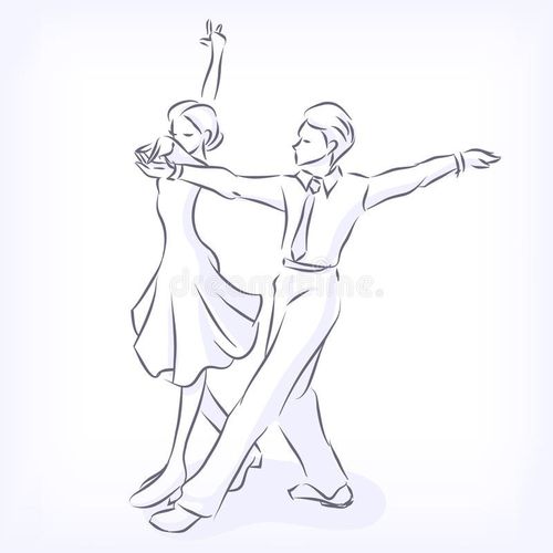 跳拉丁舞的女孩简笔画 (第1页)
