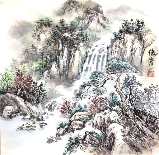 走进山水画画家任俊彦的国画世界