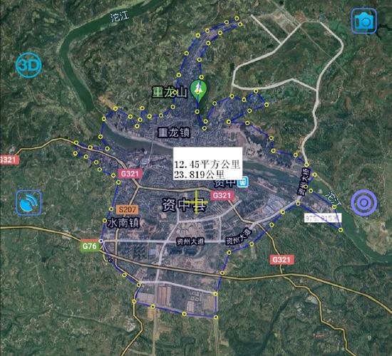 内江市各区县市,城区面积排名,隆昌稳居第一,资中威远