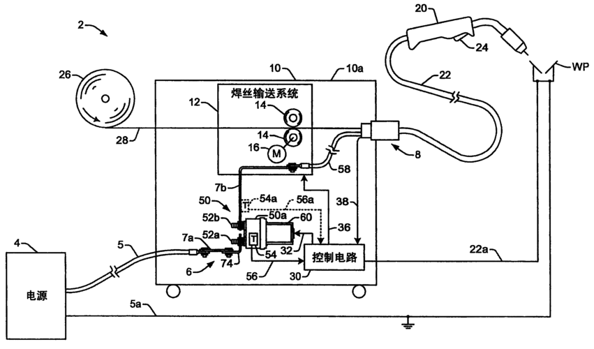 用于焊丝送丝机的改进接触器