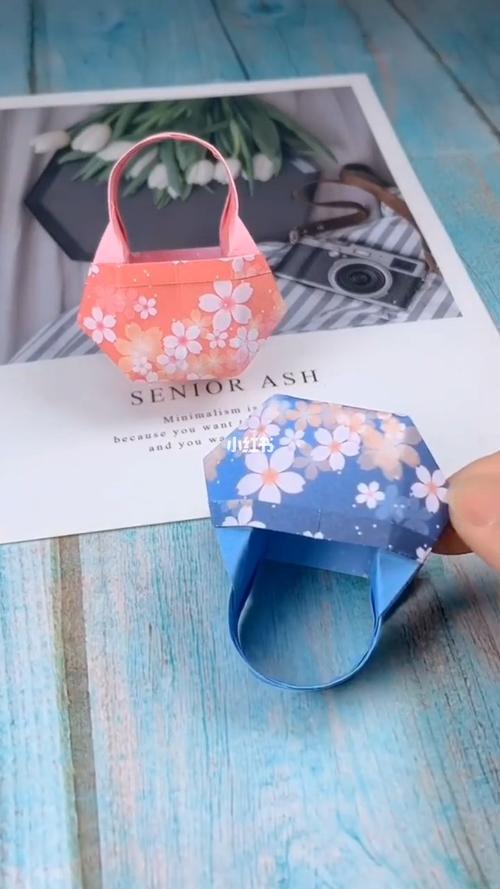 手工折纸--包包_折纸教程_兴趣爱好_手工