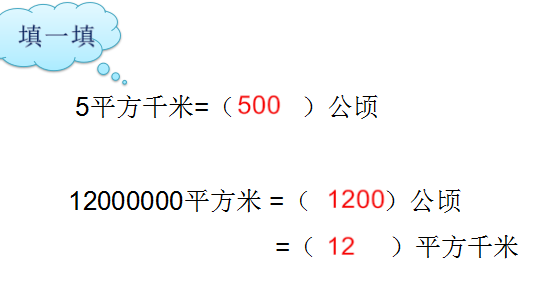 公顷和平方千米