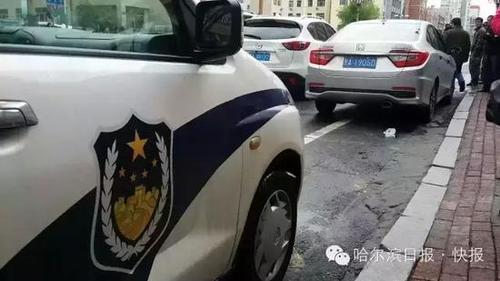 哈尔滨花园街一男子猝死车内组图
