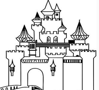 公主城堡简笔画 超简单的城堡简笔画教程 城堡怎么画