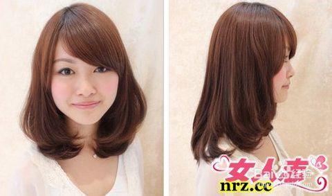 内扣式梨花头 中长发甜美温婉动人心