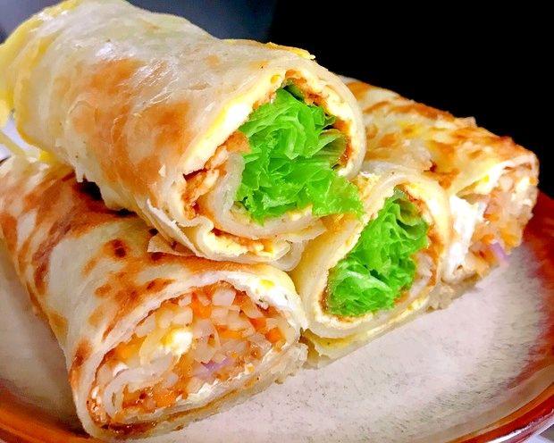 飞饼版鸡蛋灌饼