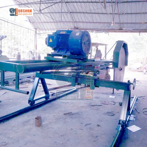 小型锯石机手扶切石机锯片直径800-1400mm条石机尝君石材机械厂直