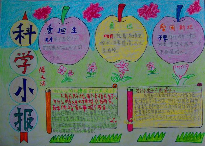 科普小知识手抄报大图